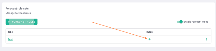 screen adding billing scheduling rule