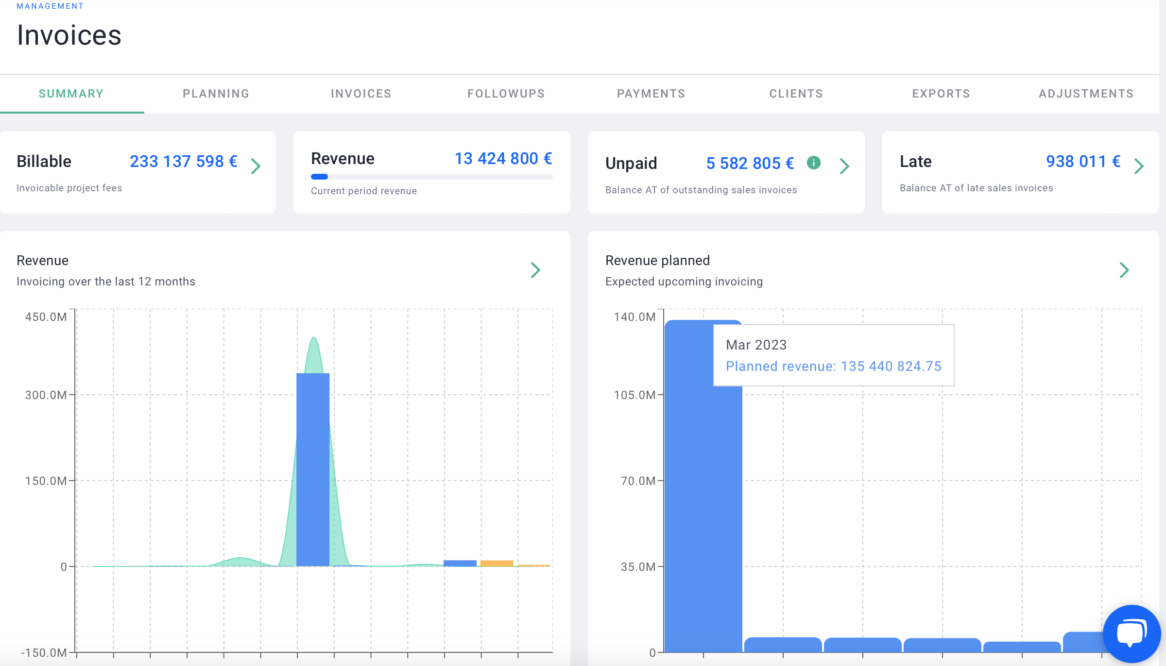 screen invoicing process on OOTI