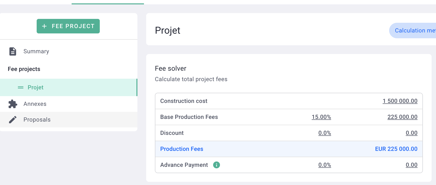 fee project